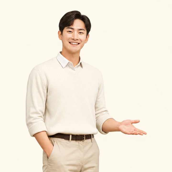 세단 장기렌트 상담 신청을 안내하는 담당자